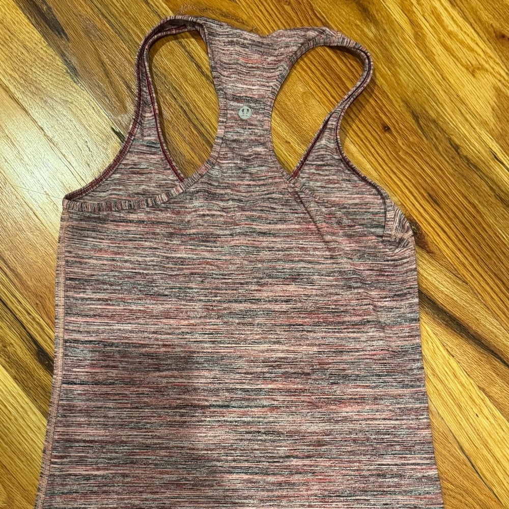 * Like New* Lululemon Cool Racerback Heathered Tank Top Size 8